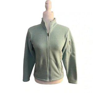 Obermeyer Polartec Ladies Fleece Full Zip Jacket Layering Snow Outdoor Size M‎